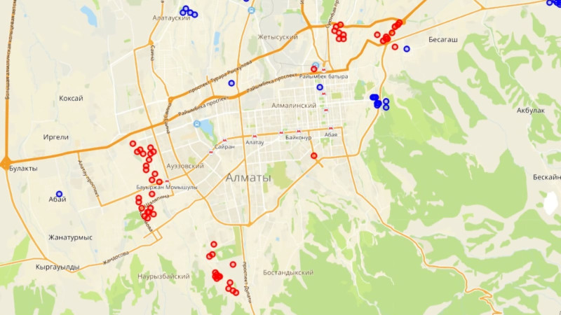 Скрин карты/azhk.kz