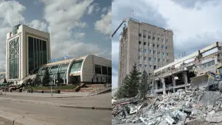 Легендарный вокзал в Астане превратили в руины: кадры
