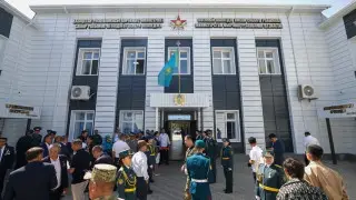 В Шымкенте открыли новый учебный корпус для курсантов военного колледжа