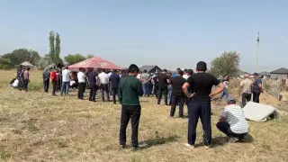 Похищение и убийство в Талгаре: в селе простились с отцом троих детей