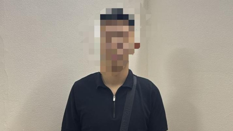 Фото подозреваемого предоставлено ДП Алматы