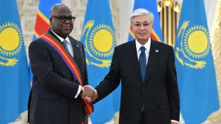 Токаев наградил орденом президента ДРК