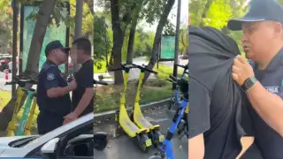 Полицейский против сотрудника кикшеринга в Алматы: назначена проверка