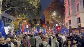 В Тбилиси прошла акция протеста с призывом сохранить безвизовый режим с ЕС