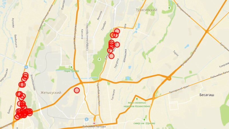 Скрин карты/azhk.kz