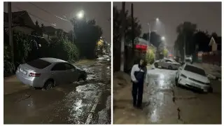 Улицу размыло в Алматы: повреждены 13 автомобилей - комментарий акимата