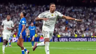 Мбаппе обеспечил победу “Реалу“ в меньшинстве в матче Лиги чемпионов