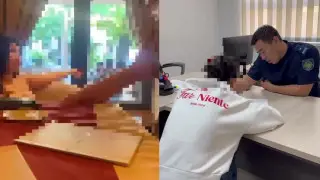 “Вытер за деньги“: полиция Алматы прокомментировала скандальное видео