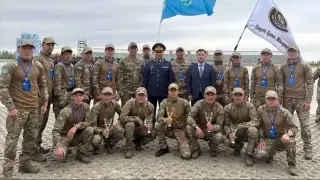 Казахстанские полицейские стали серебряными призерами международного турнира в Урумчи