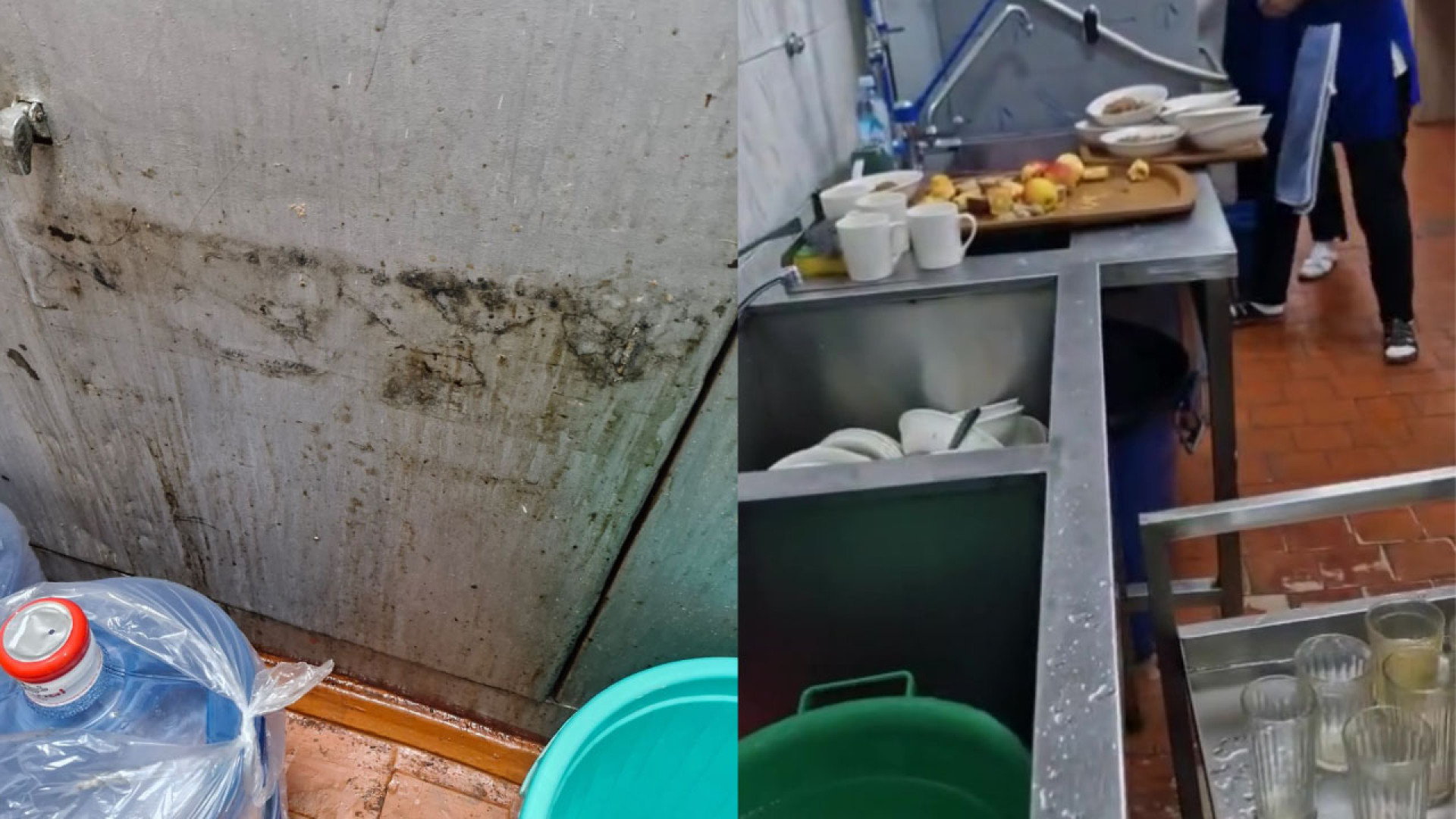 Мусор, плесень и грязь: школьная столовая в Алматы шокировала родителей