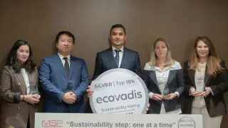 Впервые в Казахстане фармкомпания получила серебряную медаль EcoVadis