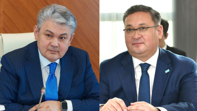 Ермек Кошербаев, Мурат Нуртлеу. Фото:gov.kz