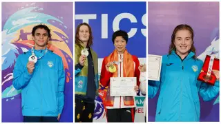 Казахстанские пловцы стали призёрами чемпионата Азии