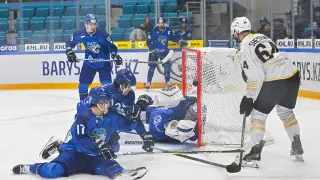 “Барыс“ всухую обыграл “Адмирал“ в матче КХЛ