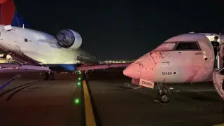 Два самолёта столкнулись в США