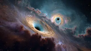 “Орбитальный дуэт“: учёные впервые запечатлели две чёрные дыры вместе