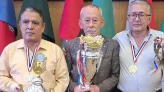 75-летний казахстанец опередил более молодого соперника и выиграл золото ЧА