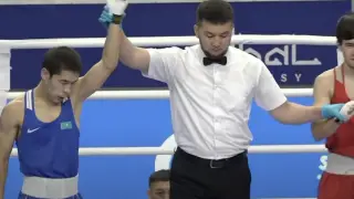 Титулованный боксер нокаутировал соперника на чемпионате Казахстана
