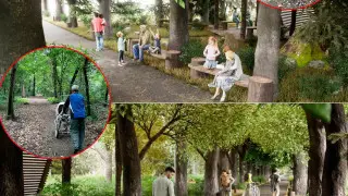 Акимат Алматы представил обновлённый дизайн Рощи Баума