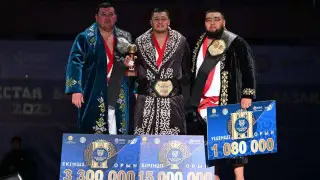 Токаев поздравил победителя турнира “Қазақстан Барысы-2025“