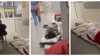 “Пациенты в коридорах“. В соцсетях появилось видео из инфекционной больницы Шымкента