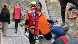 Пьяный турист подрался с другом и обматерил спасателей в горах Алматы