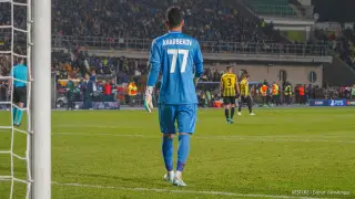 УЕФА отметил сейв Темирлана Анарбекова в матче с “Пафосом“