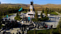 В Усть-Каменогорске подняли Государственный флаг