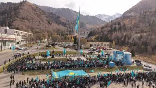 Как отметили День Республики в Алматы