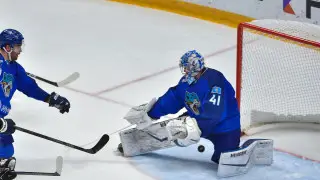 Шайба на 1-й минуте и напряжённый финал решили исход матча “Барыса“ в КХЛ