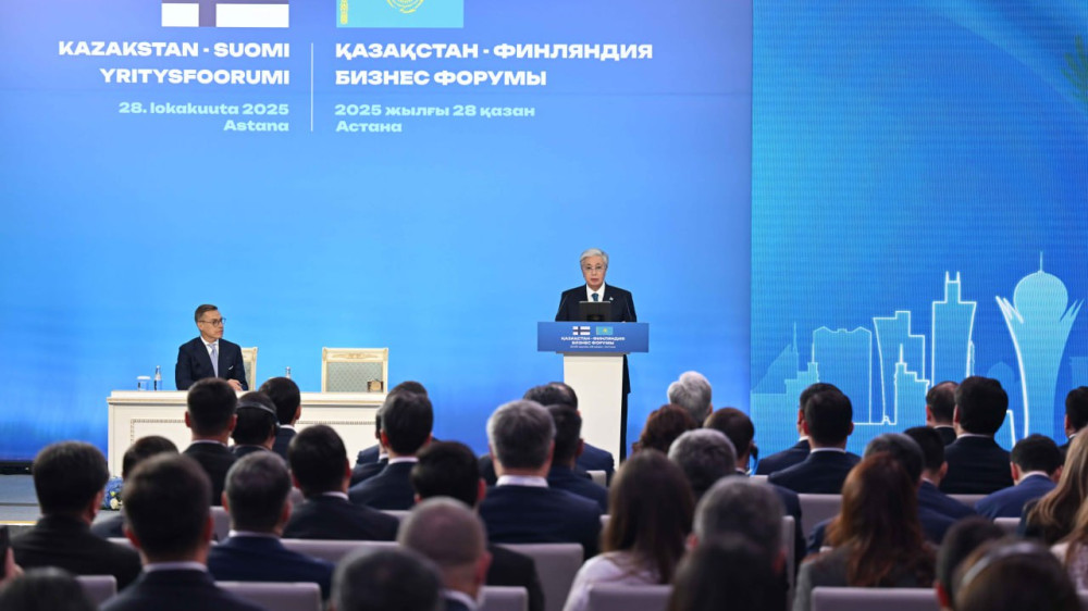 От урана до ИИ: Токаев пригласил финские компании в Казахстан