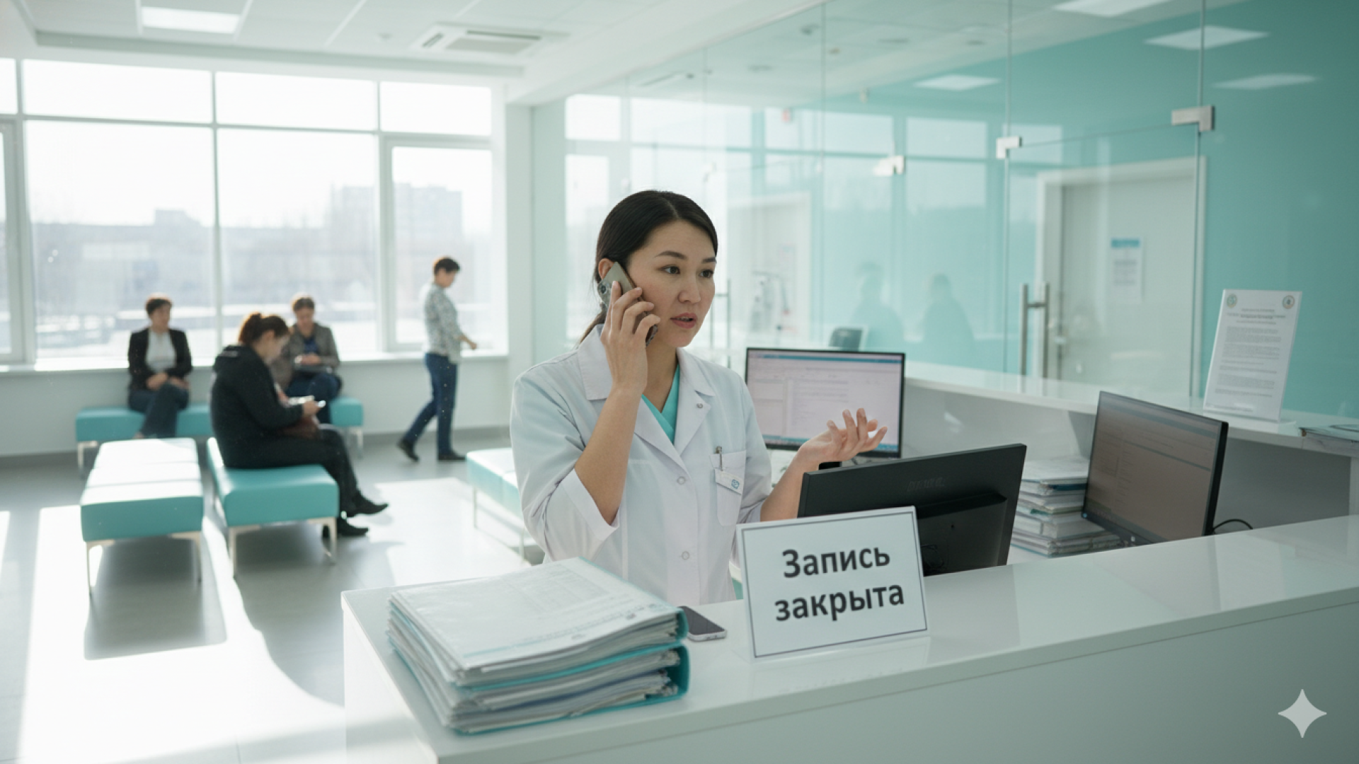 “Запись закрыта”: почему казахстанцы не могут попасть на приём к врачу в конце месяца
