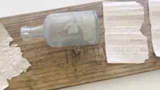 Послание в бутылке обнаружили спустя более века на побережье Австралии