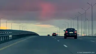 На участке автотрассы в Акмолинской области ограничили скоростной режим