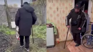 Актерское мастерство просящего денег “инсультника“ попало на видео в Семее