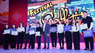 В Усть-Каменогорске впервые прошёл конкурс по граффити