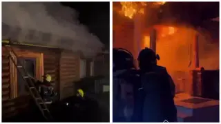 Банный комплекс горел в Талдыкоргане