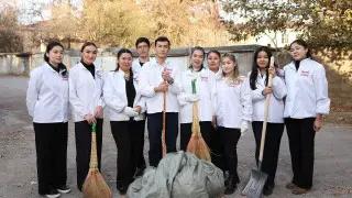 В Шымкенте провели общегородскую уборку