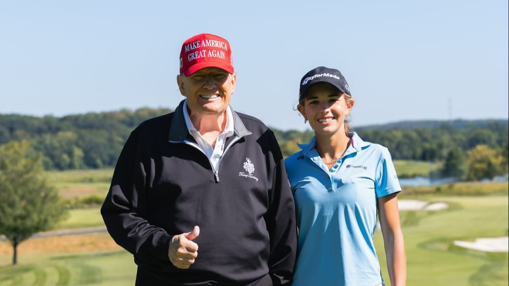 Фото: instagram.com/kaitrumpgolfer