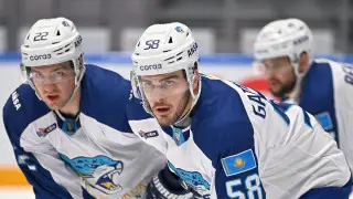 “Барыс“ одержал победу в матче КХЛ после овертайма