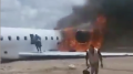 Самолёт с министром загорелся в Конго: пассажиры сняли всё на видео