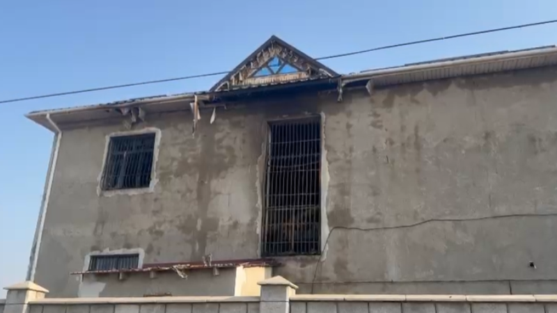 Дом, где произошел пожар. Фото ©️ Tengrinews.kz