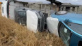 Автовоз с новыми машинами слетел в кювет в Акмолинской области