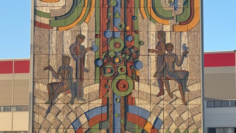 Фонд Нурлана Смагулова отреставрировал и открыл широкой публике мозаичное панно Себастьяна Киракозова. Фото: Фонд Нурлана Смагулова