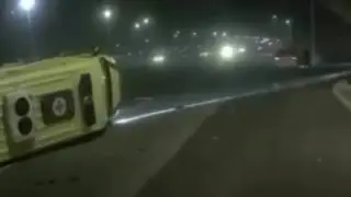 Смертельная авария с участием скорой помощи попала на видео в Алматы