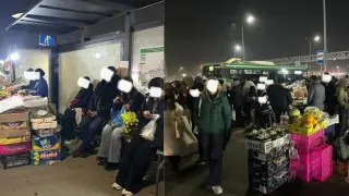 Стихийный рынок на остановке вызвал вопросы у алматинцев