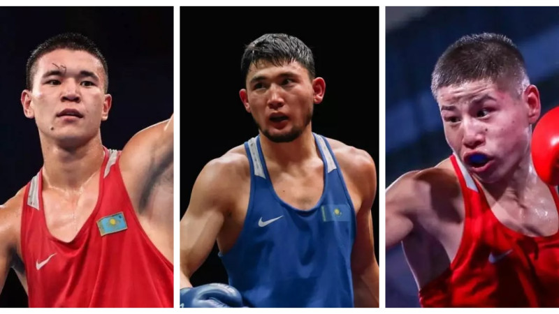 Абылайхан Жусупов, Ертуган Зйенуллинов и Оразбек Асылкулов. © НОК РК