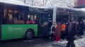 Автобус протаранил троллейбус в Алматы
