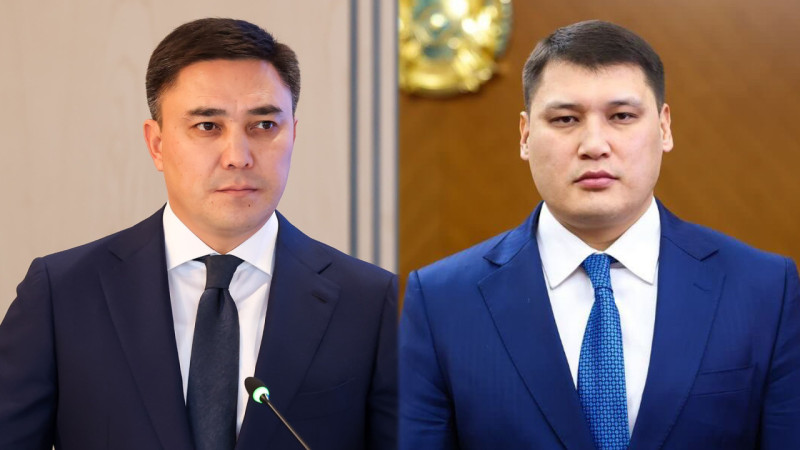 Габит Сыздыкбеков, Руслан Берденов. Фото:gov.kz