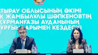 Серик Шапкенов встретился с жителями Курмангазинского района 